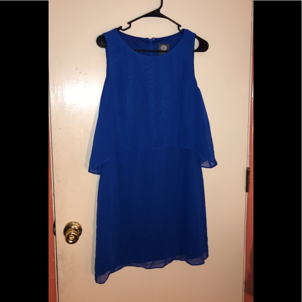 Blue short dress